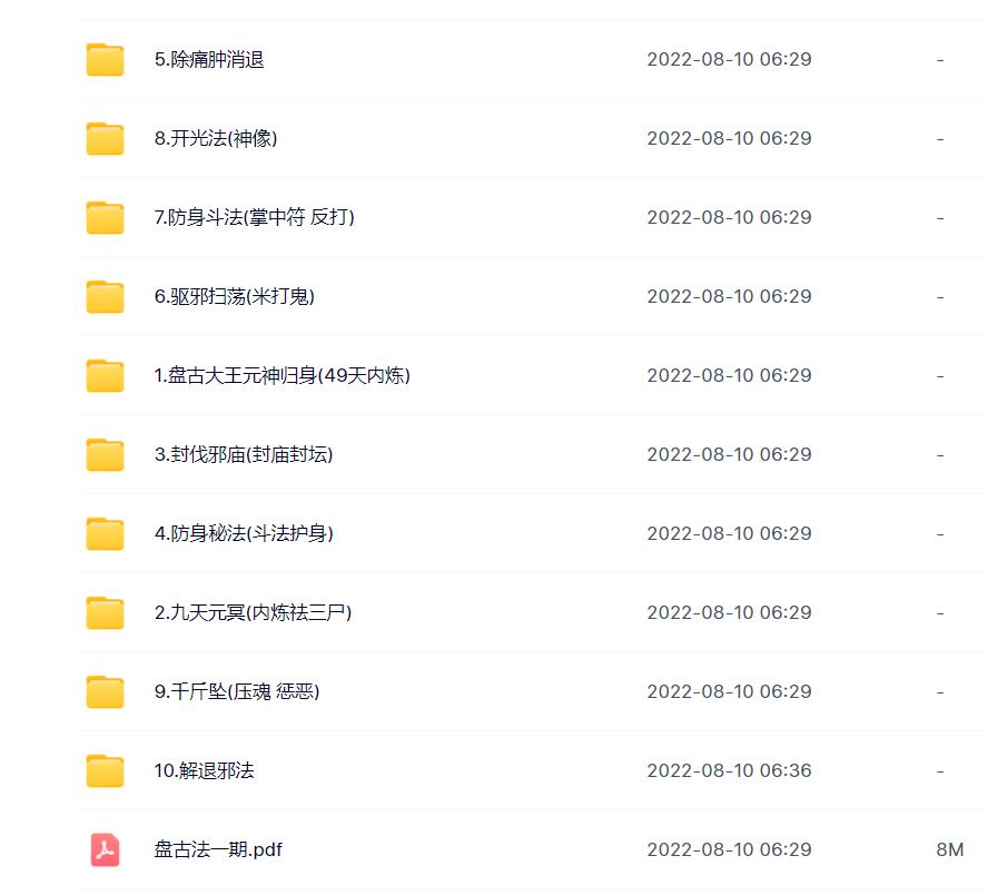 罗道旺传盘古法视频加录音加文档电子版