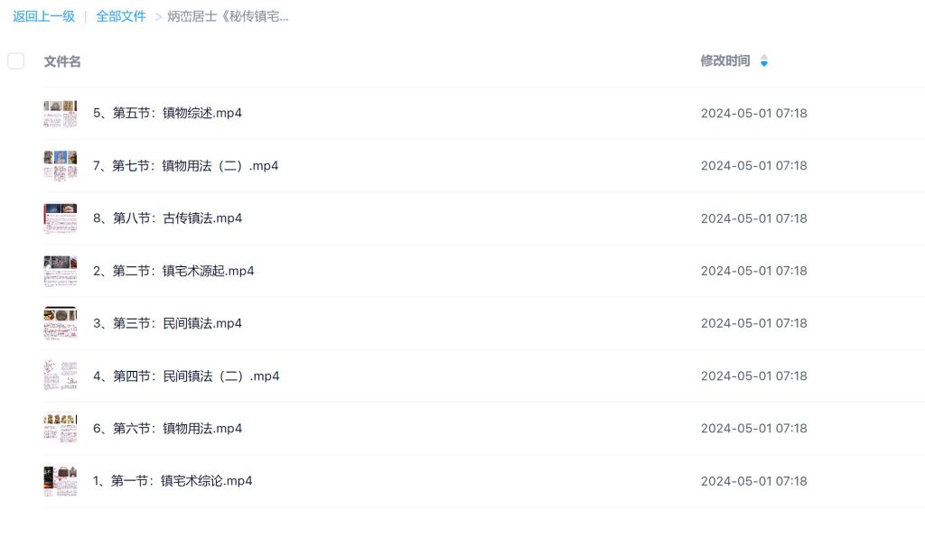 炳峦居士《秘传镇宅术》8集PPT视频