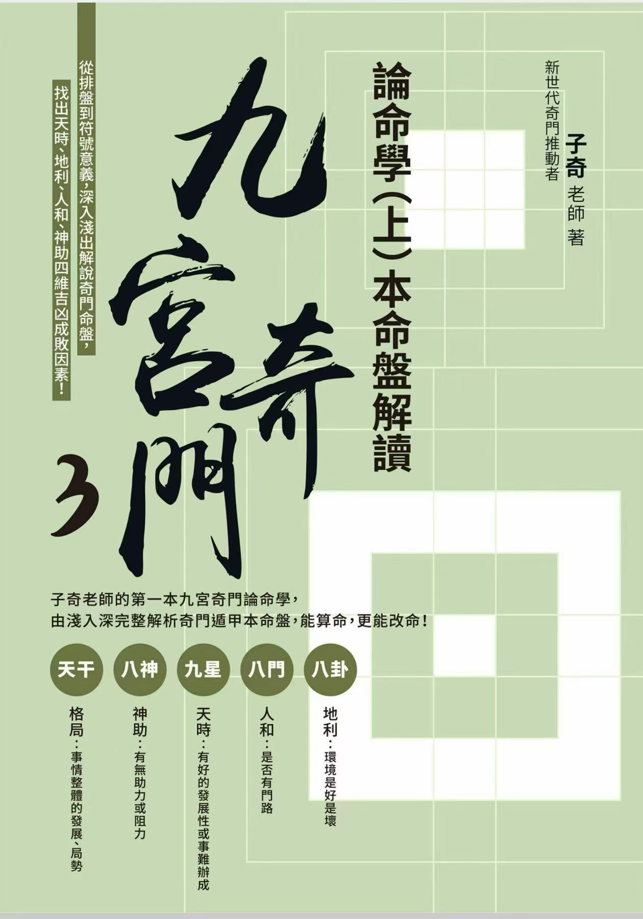 九宫奇门论命学本命盘解读论命学流年推运上下两册电子版